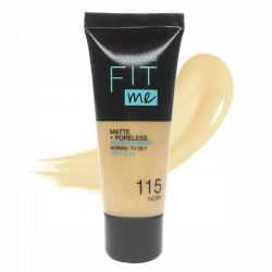 ميبلين کرم پودر Fit me 115 