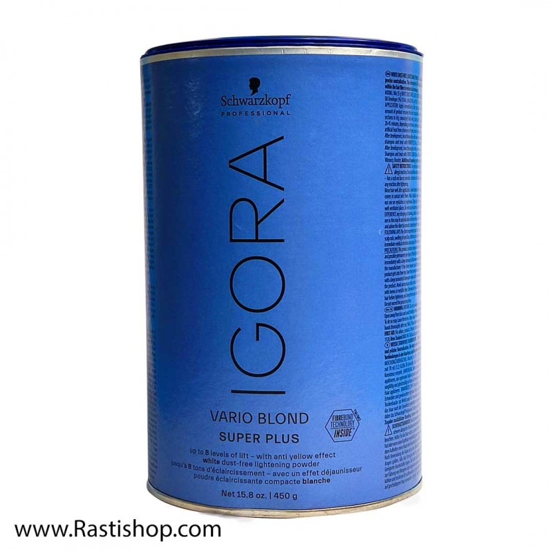 پودر دکلره ايگورا سوپر پلاس آبي 450 گرم 
