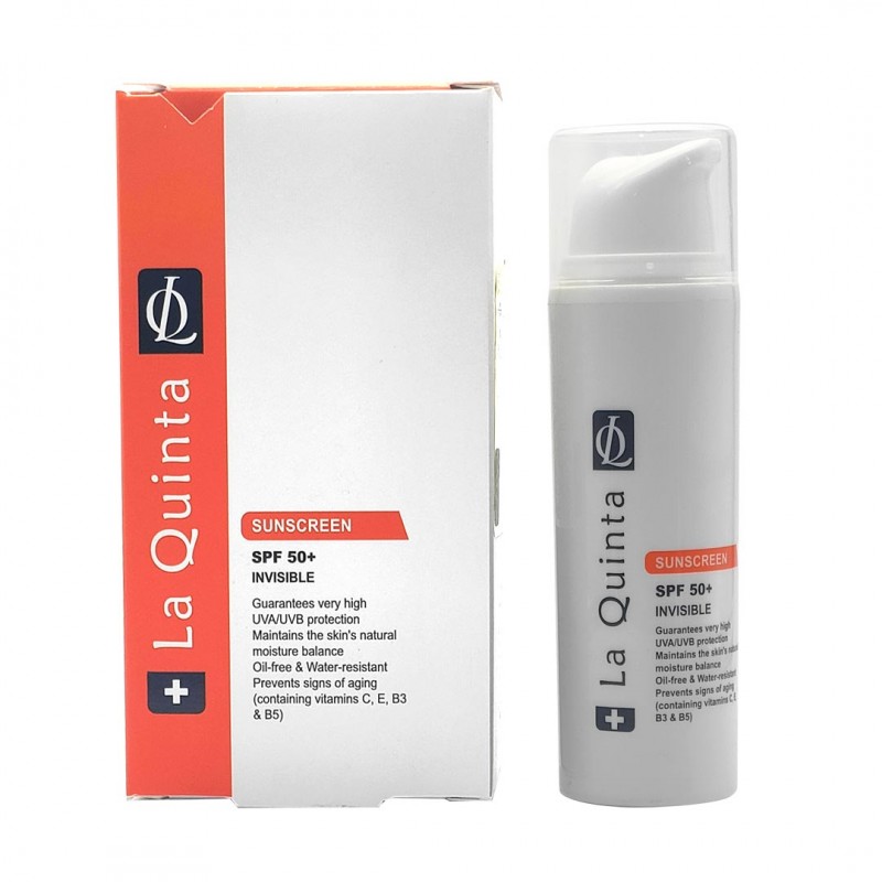 لاکوئينتا کرم ضد آفتاب بي رنگ spf50 