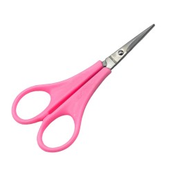 قيچي ابرو دسته صورتي 