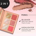 کارکتر پالت هايلايتر و رژ گونه CBH001 - تصویر 2